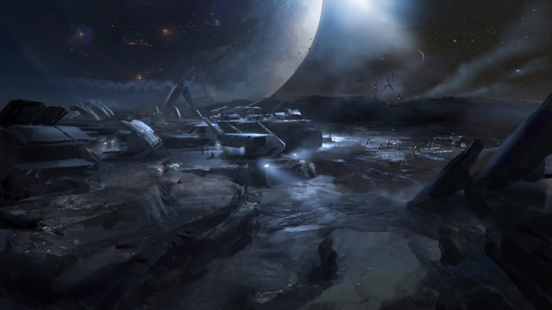 Illustration for article titled The Beautiful Alien Worlds of Mass Effect